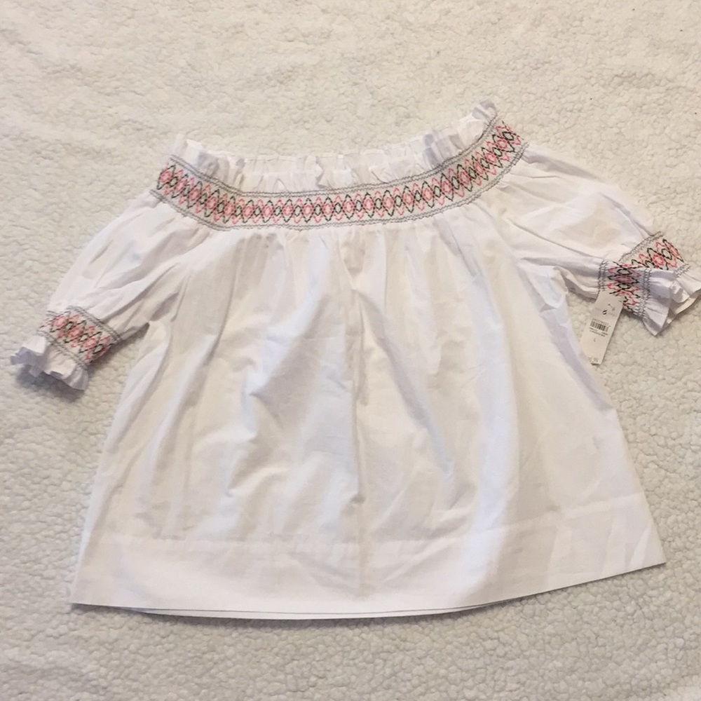 Lou & Grey off the shoulder top size L